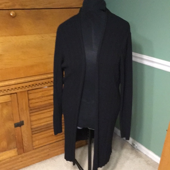 Bloomingdale's Sweaters - Bloomingdales Open Front Cardigan Duster